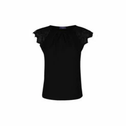 Hot Squash HotSquash Black Lace Sleeved Crepe Top -HotSquash Shop unnamed file 938