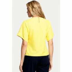 Hot Squash HotSquash Yellow River Tie Bat Sleeved Top -HotSquash Shop unnamed file 953