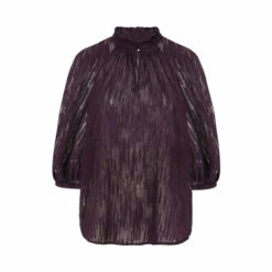 Hot Squash HotSquash Purple Balloon Top With High Collar 3 Hot Squash HotSquash Purple Balloon Top With High Collar -HotSquash Shop unnamed file 959