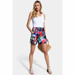 Hot Squash HotSquash Womens Green Luxe Jersey Shorts -HotSquash Shop unnamed file 976