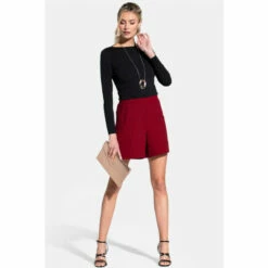Hot Squash Burgundy Luxe Jersey Shorts