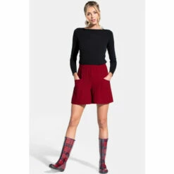 Hot Squash Burgundy Luxe Jersey Shorts -HotSquash Shop unnamed file 995