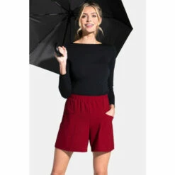 Hot Squash Burgundy Luxe Jersey Shorts -HotSquash Shop unnamed file 997